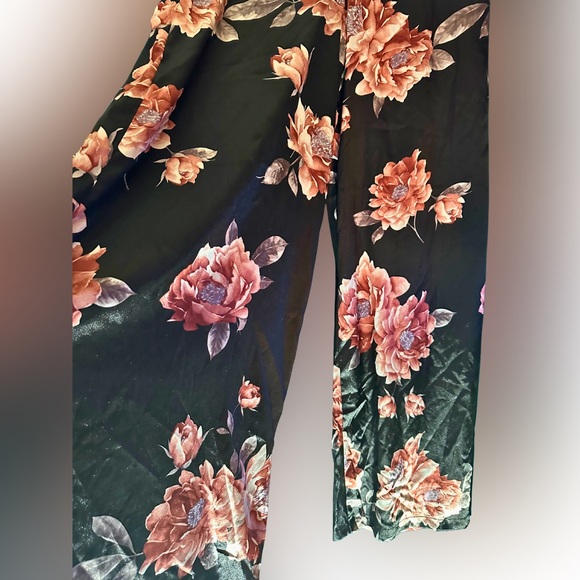 Jennafer Grace XL 2-Piece Set | Palazzo Pants + Fringe Belt Wrap Top (RARE) - Picture 7 of 11